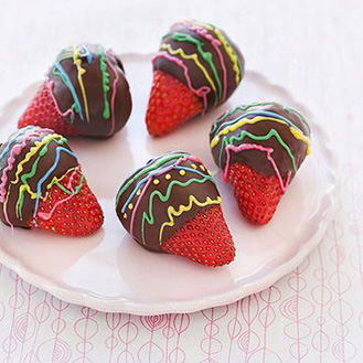 Easter Surprise Dipped Strawberries