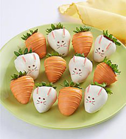 Easter Bunnies Dipped Strawberries