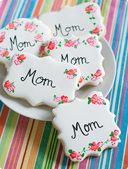 Vintage Floral Mom Cookies