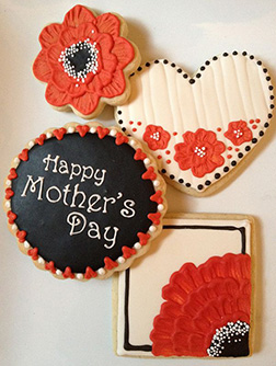 Chalk Board Mother's Day Cookies