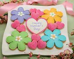 Hearts And Flowers Mom Cookies