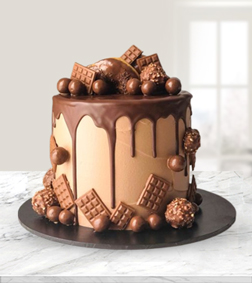 Chocolate Bar Drip Cake
