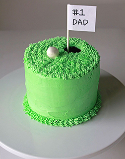 Perfect Putt Father's Day Cake