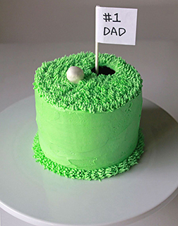 Perfect Putt Father's Day Cake