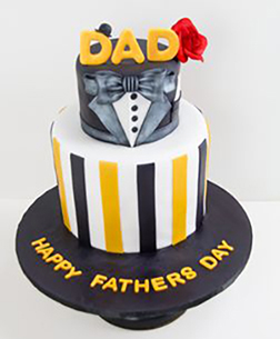 Dapper Dad Father's Day Cake