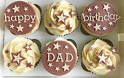 Dad's The Star Cupcakes