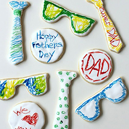 Crayons Father's Day Cookies