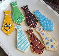 Funky Ties Cookies