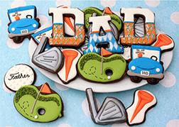 Golf Champion Father's Day Cookies