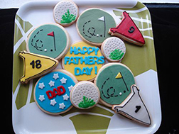 Hole-in-One Father's Day Cookies