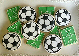 Football Pitch Cookies