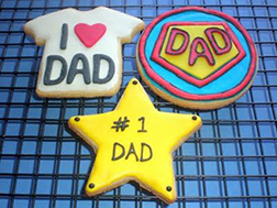 Superstar Dad Cookies