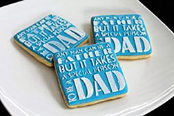 Special Message Father's Day Cookies