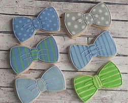 Bowtie Father's Day Cookies