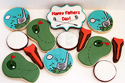 Ace Golfer Father's Day Cookies