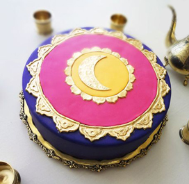 Golden Moments Ramadan Cake