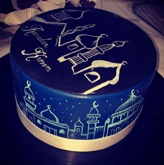 Midnight Blue Ramadan Cake