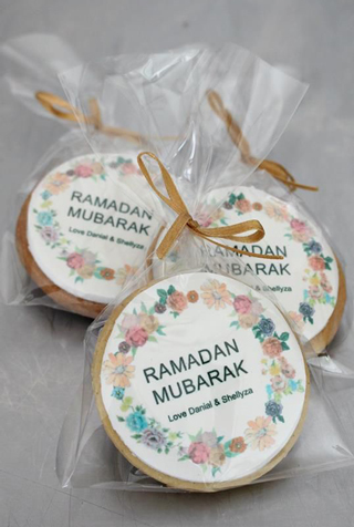 Floral Wreath Ramadan Cookies