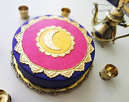 Golden Moments Eid Cake