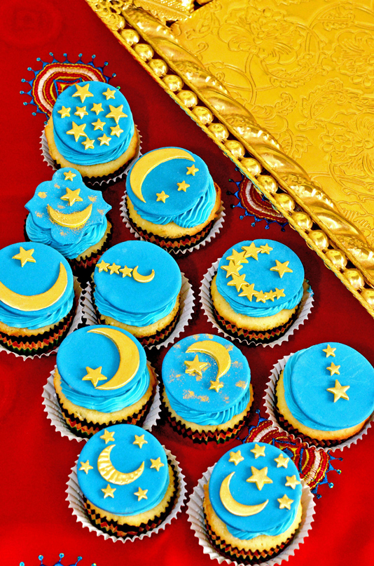 Starry Nights Ramadan Cupcakes