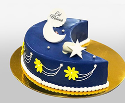 Eid Crescent Cake