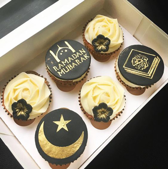 Golden Wishes Ramadan Cupcakes