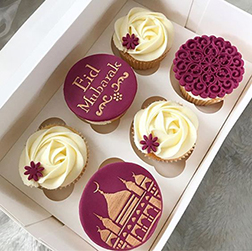 Purple Boutique Eid Cupcakes