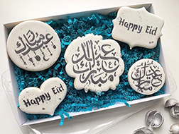 Eid Calligraphy Cookies