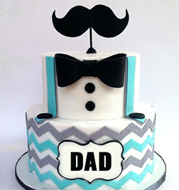 Dad's The Man Father's Day Cake