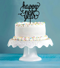 Confetti Pop New Year Cake