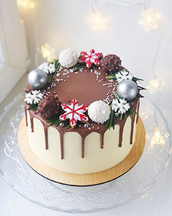 Here for the Holidays Cake