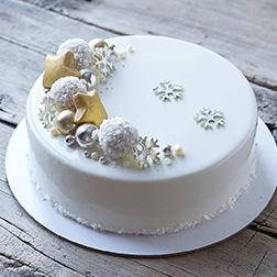 Winter Moon New Year Cake