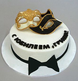 Romeo and Juliet Masquerade Cake