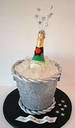 Bubbly Bucket Cake