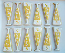 Golden Toast New Year Cookies