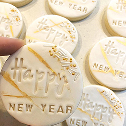 Golden Times New Year Cookies