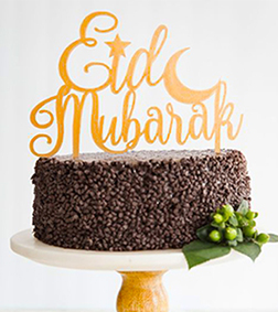 Chocolate Chips Eid Cake
