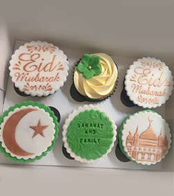 Best Wishes Eid Cupcakes