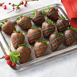 Classic Christmas Dipped Dozen Strawberries