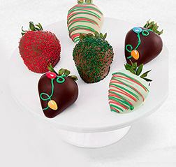 Christmas Trinkets Dipped Strawberries