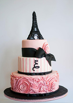 Romance In Paris Cake