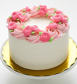 Pink Roses Cake