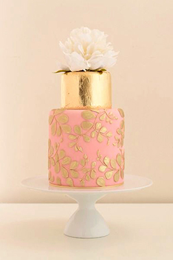 Luxury Gold Tiered Cake