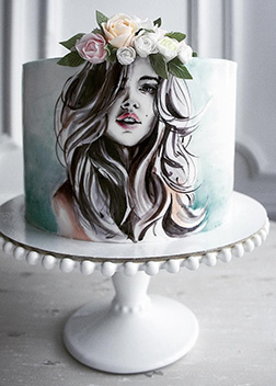 Floral Queen Cake