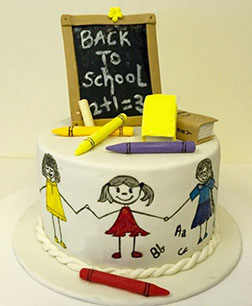 School Friends Cake