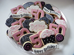 Glamorous Birthday Cookies