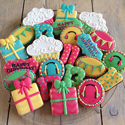 Trendy Birthday Cookies