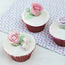 Roses For The Lady Cupcakes - One Dozen