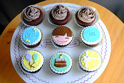 Birthday Boy's Delight Cupcakes -  One Dozen