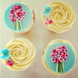 Flower Bouquet Dozen Cupcakes